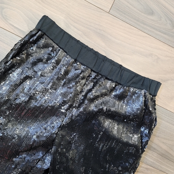 Trouvé Black Sequin Pants - Size S - Picture 15 of 17